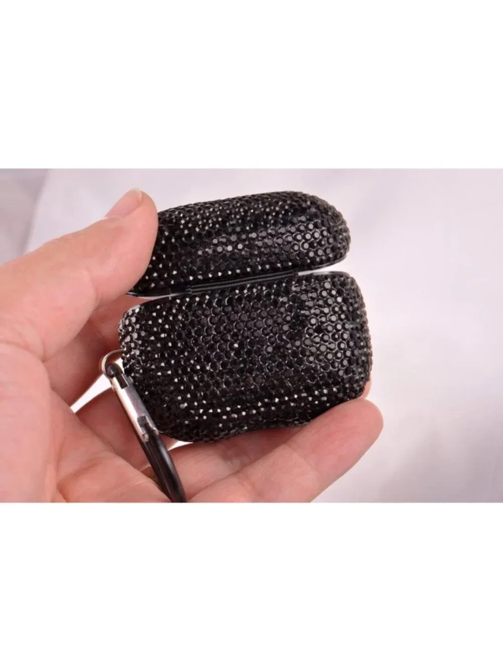 Sparkly Rhinestone AirPods 3 Case with Keychain - Shockproof Bling Cover Skin